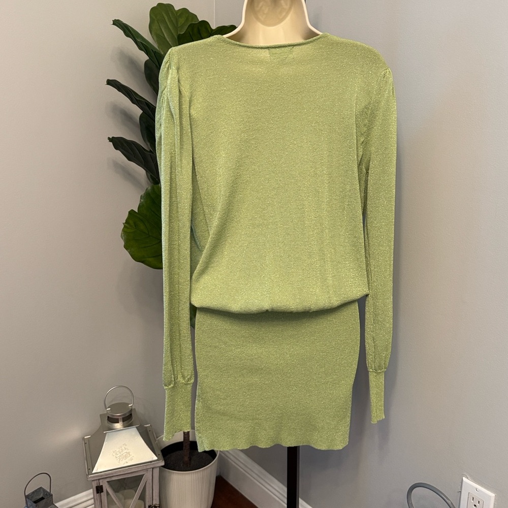 Superdown Light Green Mini Dress - image 2